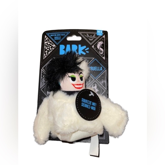 Disney Other - Disney Bark Cruella De Vil Plush Dog Toy
